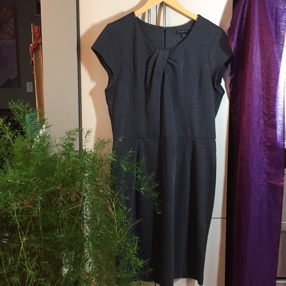 Banana Republic,comfortable,smart grey/blue dress